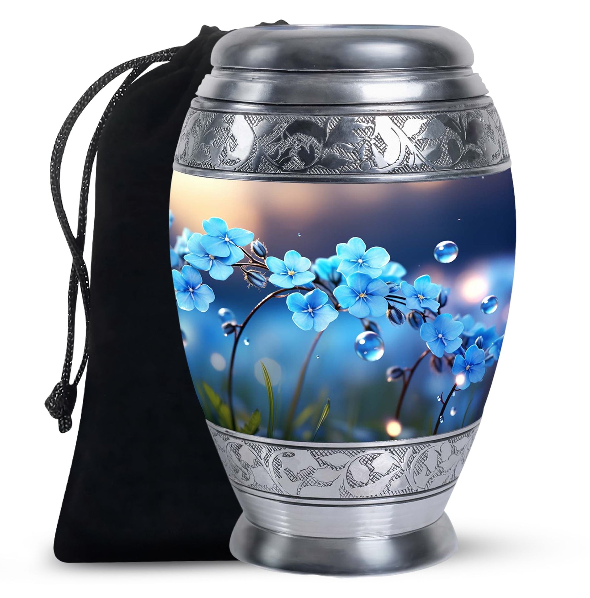 Scorpion Grass Decorative Funeral Urn - Human Ashes Cremation Urn