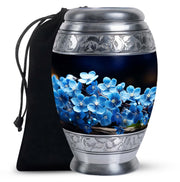 Scorpion Grass Cremation Urn - Stylish Floral Memorial Urn For Ashes