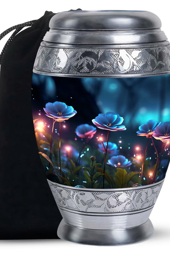 Scorpion Grass Adult Memorial Urn - Elegant Cremation Urn For Ashes