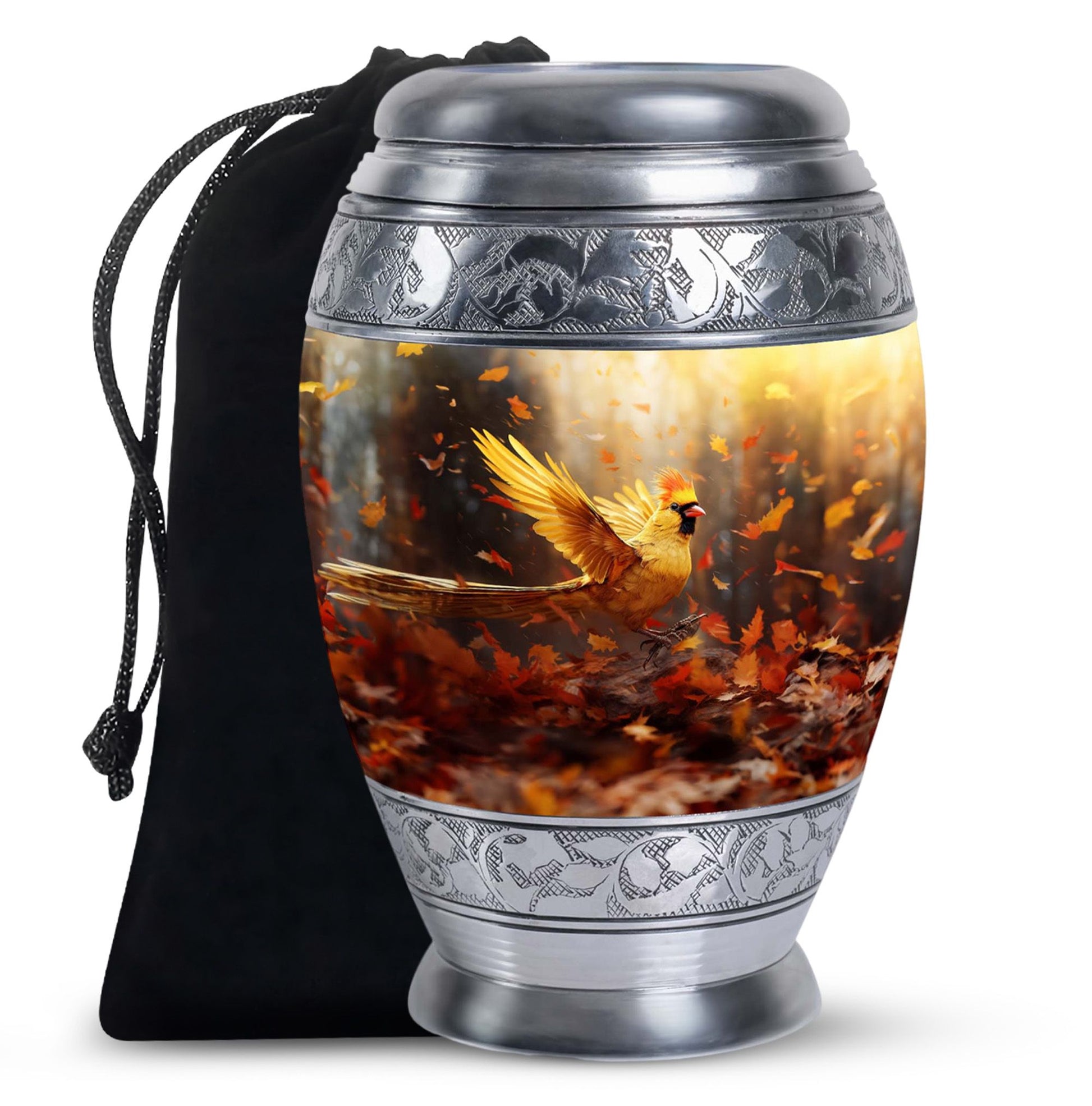 Classic Hummingbird Cremation Urn - Elegant Memorial Urn For Human Ashes