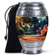 Hummingbird Funeral Urn - Large Memorial Urn For Male & Female