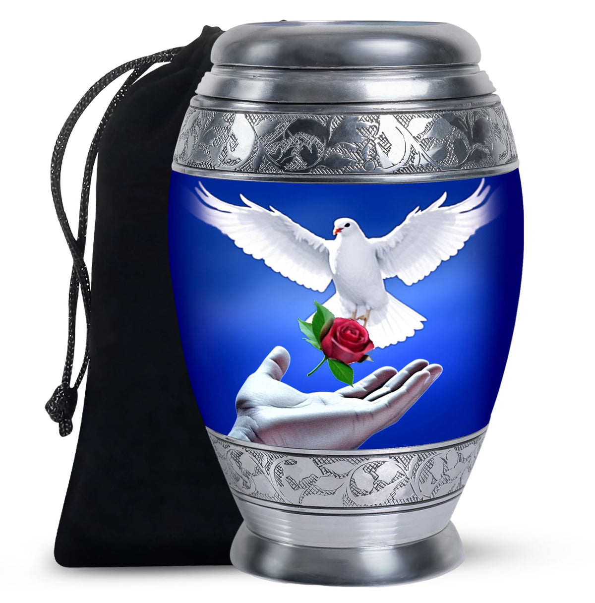 Dove Bird Memorial Urn - Peaceful Cremation Urn For Adult Ashes
