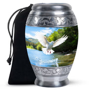 Nature Funeral Theme Urn - Dove Memorial Urn For Loved Ones