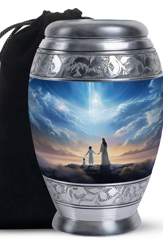 Heavenly Path Cremation Urn For Ashes - Peaceful Memorial Urn For Human Ashes