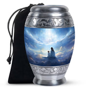 Heaven Cloud Memorial Urn - Peaceful Angel Cremation Urn For Male & Female