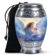 Guardian Angel Memorial Urn - Spiritual Cremation Urn For Human Ashes