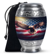 American Tribute Cremation Urn - Military Funeral Urn For Male & Female