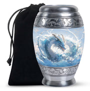 BlueImperial Dragon Memorial Urn For Human Ashes - Decorative Funeral Urn