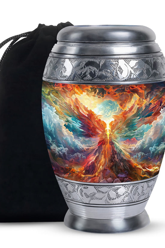 Heavenly Phoenix Cremation Urn - Symbolic Urn For Adult Ashes