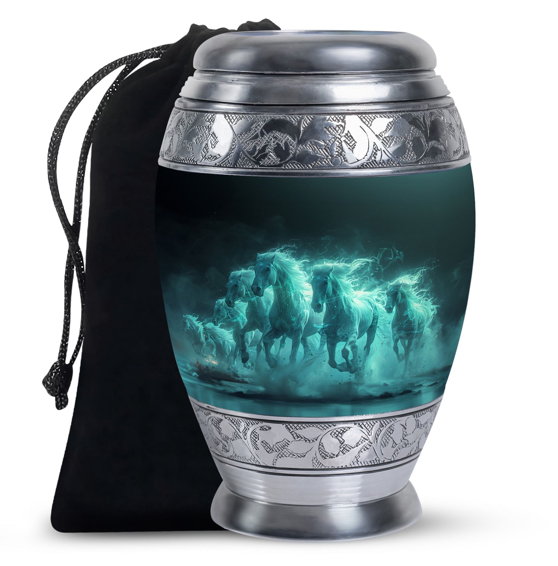 Horse Cremation Urns For Ashes - Memorial Urn For Adult Ashes
