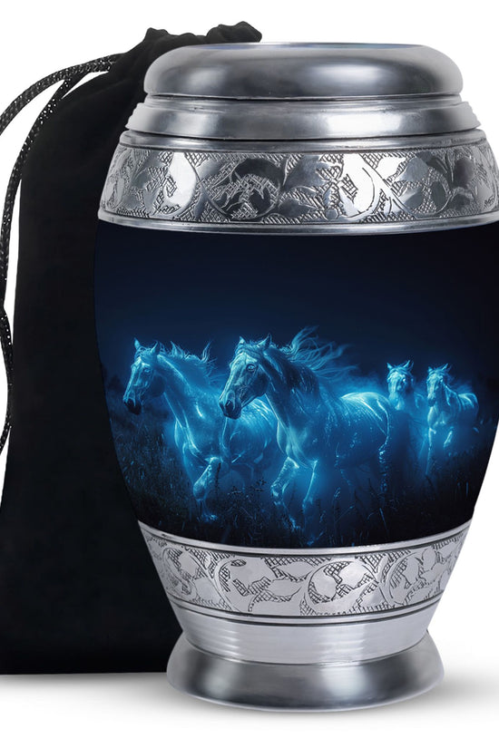 Horse Memorial Urn - Large Cremation Urn For Loved Ones
