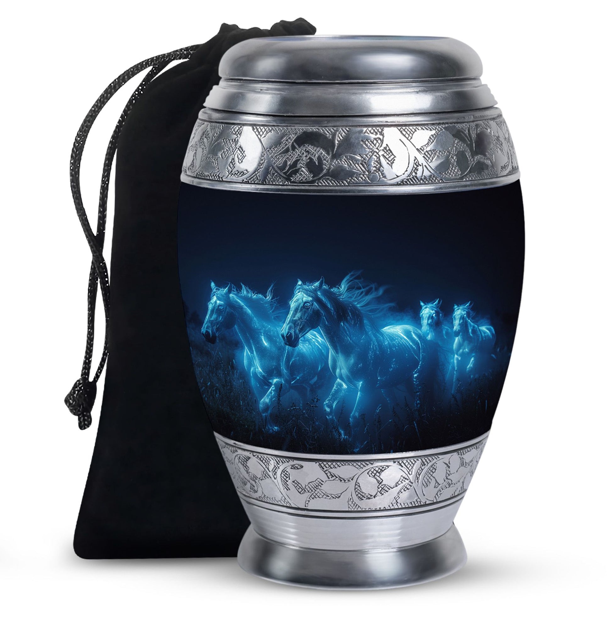 Horse Memorial Urn - Large Cremation Urn For Loved Ones
