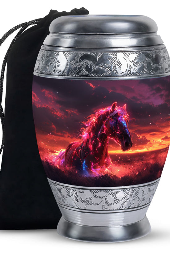 Horse Funeral Urn - Large Cremation Urn For Adult Ashes