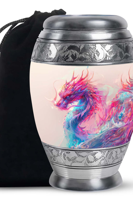 Dragon Temple Funeral Urn For Adults - Spiritual Cremation Urn For Ashes