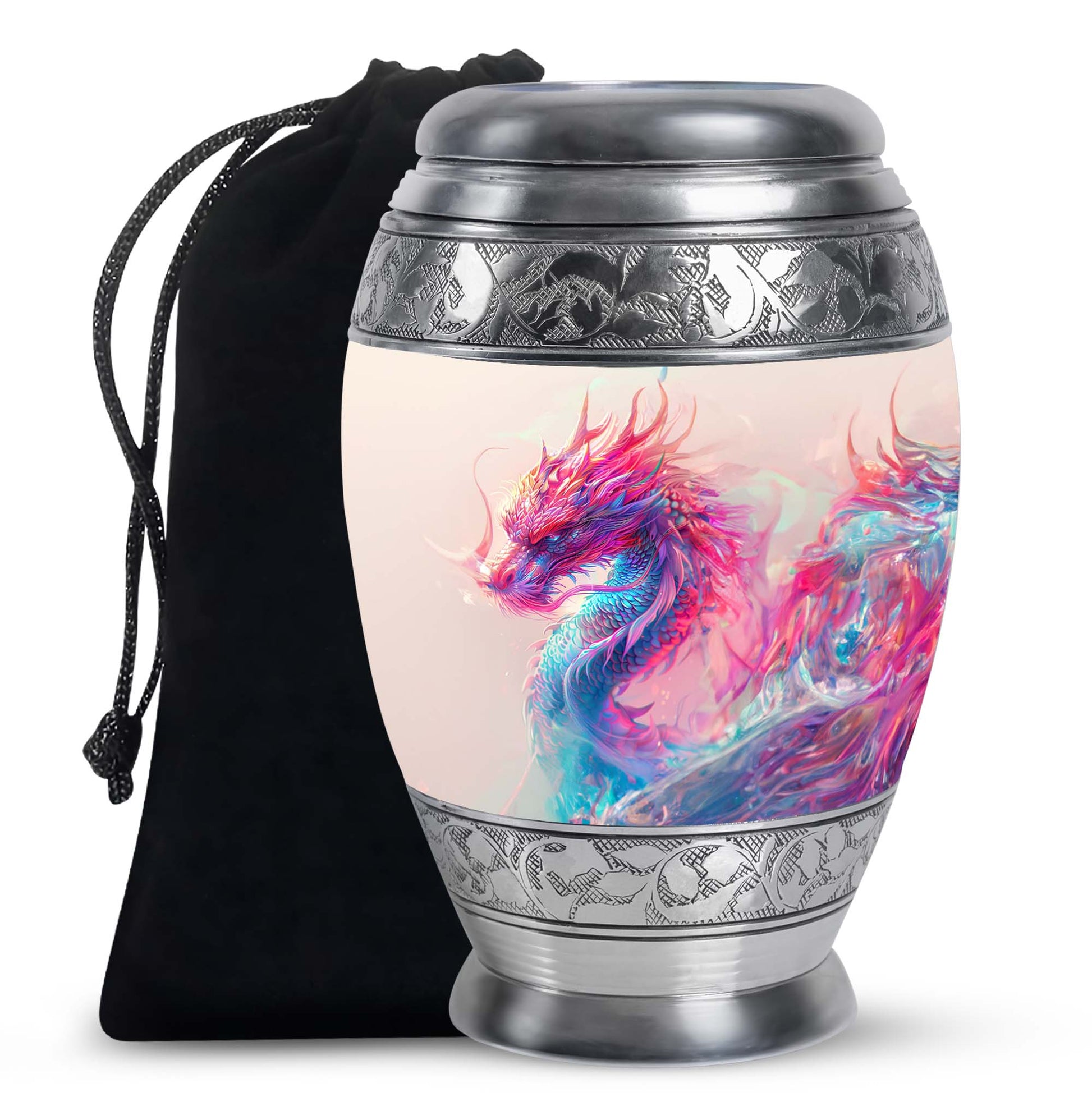 Dragon Temple Funeral Urn For Adults - Spiritual Cremation Urn For Ashes