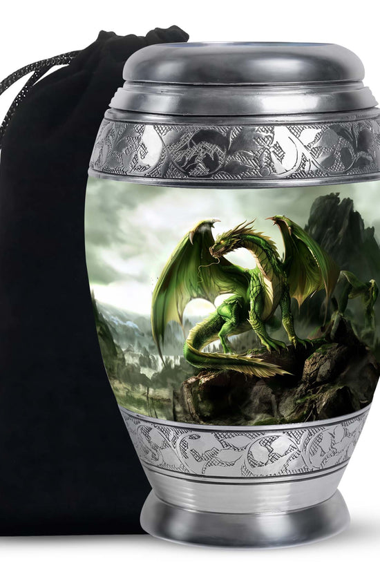 Golden Dragon Cremation Urn - Premium Memorial Urn For Adult Ashes