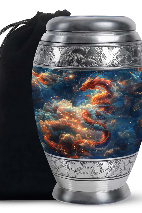 Dragon Forest Spirit Funeral Urn For Adults - Nature Inspired Urn For Human Ashes