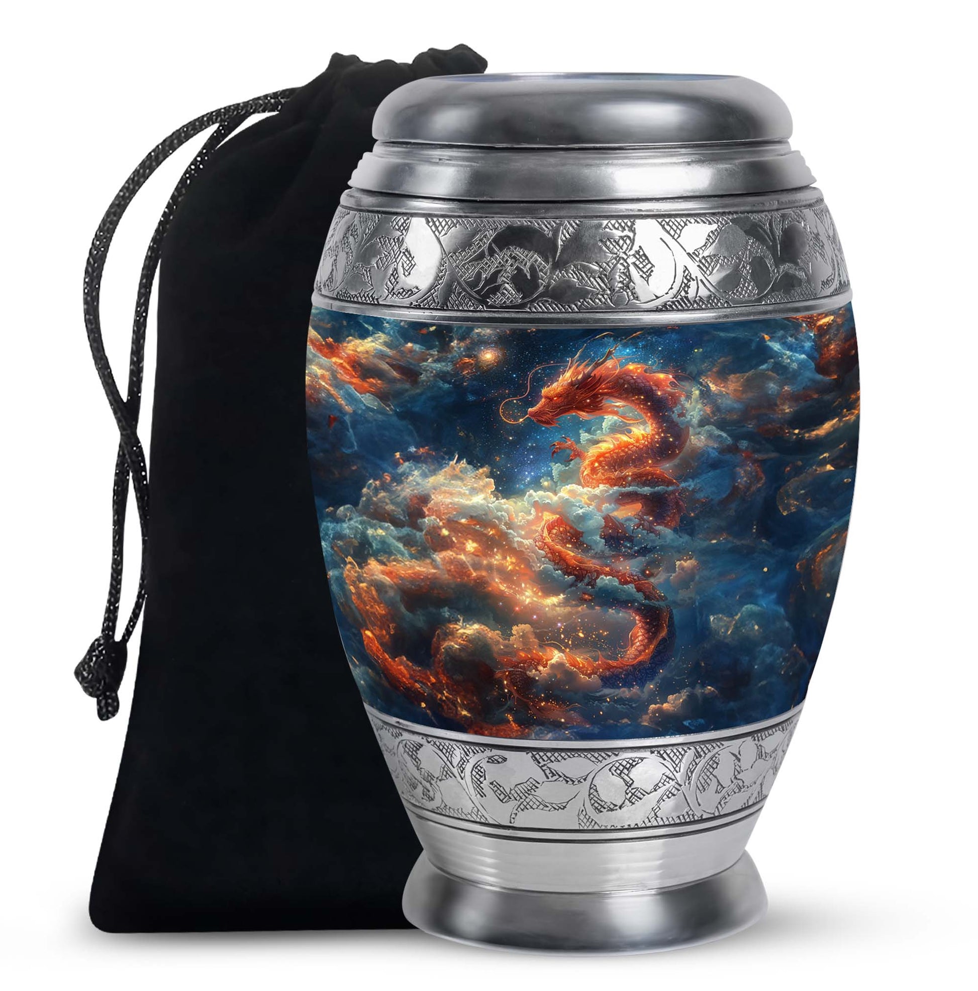 Dragon Forest Spirit Funeral Urn For Adults - Nature Inspired Urn For Human Ashes