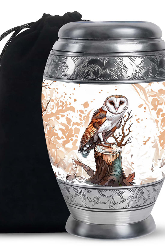Nature Inspired Owl Urn – Beautiful Memorial Urn For Ashes