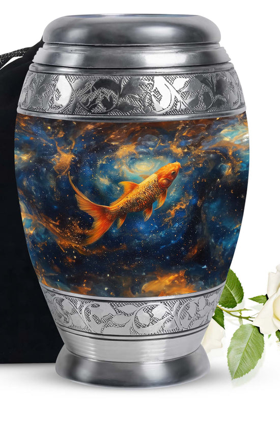 Fish Memorial Urn - Large Funeral Urn For Human Ashes