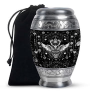 Spiritual Owl Memorial Urn - Large Decorative Cremation Urn For Ashes