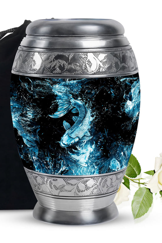 Fish Cremation Urn For Ashes - Nature Burial Urn For Human Ashes