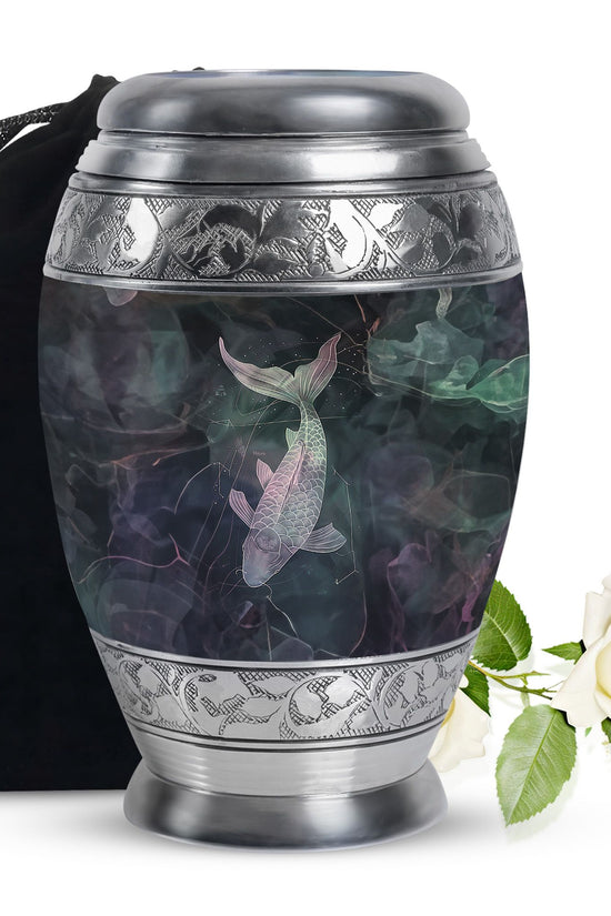 Fish Urn For Ashes - Burial Memorial Urn For Human Ashes