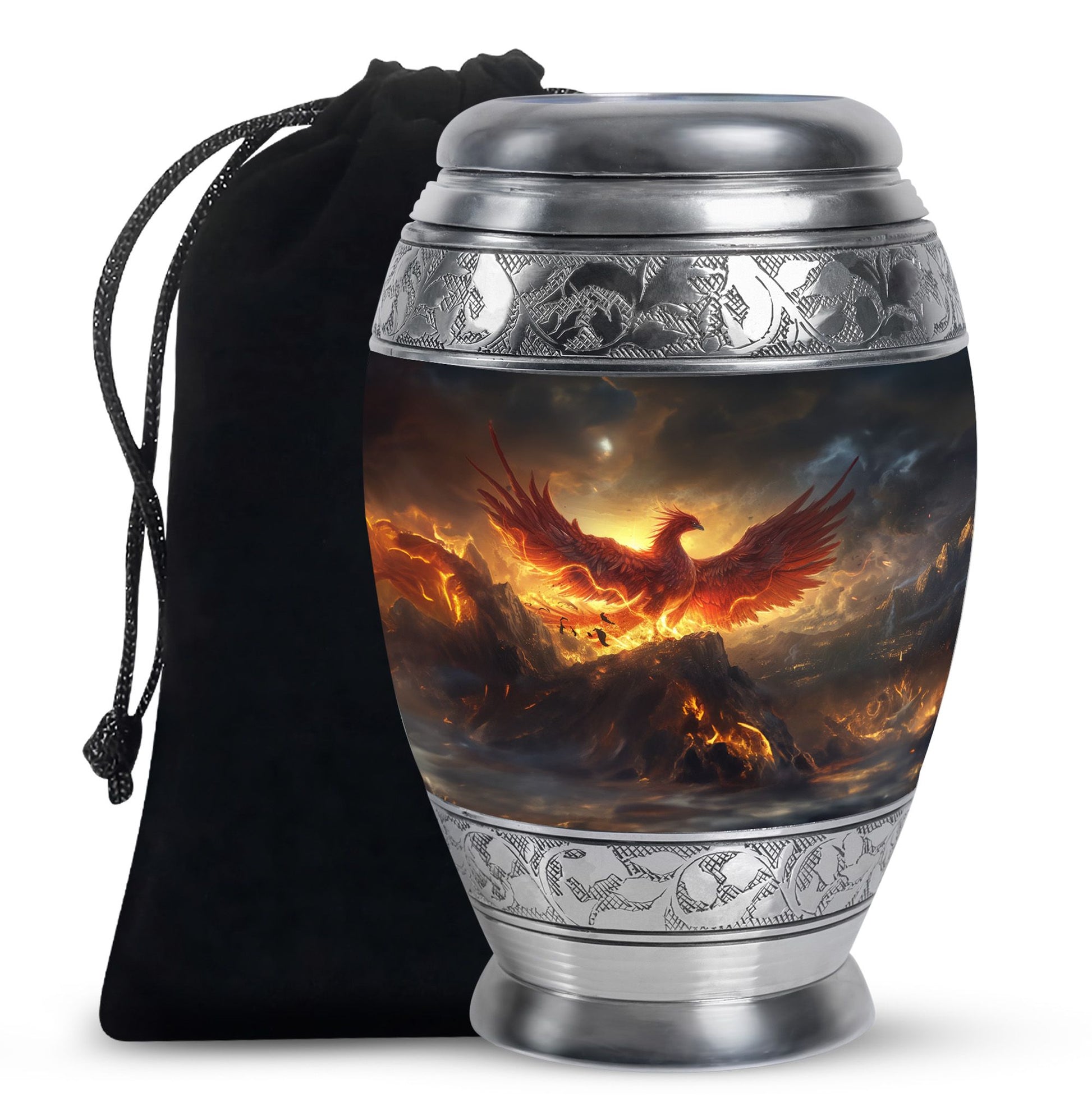 Mountain Phoenix Cremation Urn – Unique Memorial Urn for Loved Ones