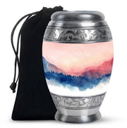 Artistic Mountain Cremation Urn - Nature Memorial Urn For Loved Ones