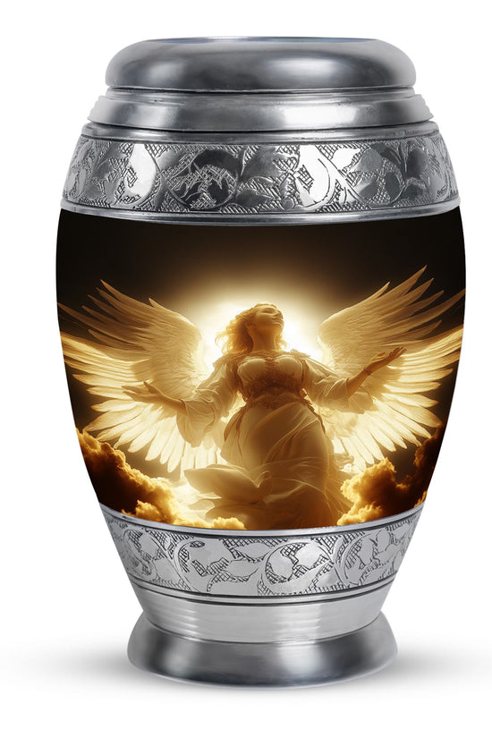 Divine Light Cremation Urn - Beautiful Angel Funeral Urn For Loved Ones