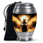 Beautiful Angel Cremation Urn – Elegant Golden Glow Urn For Loved Ones