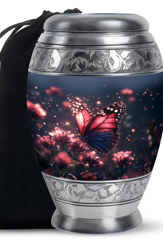 Magical Butterfly Cremation Urns - Moonlit Ashes Butterfly Urn