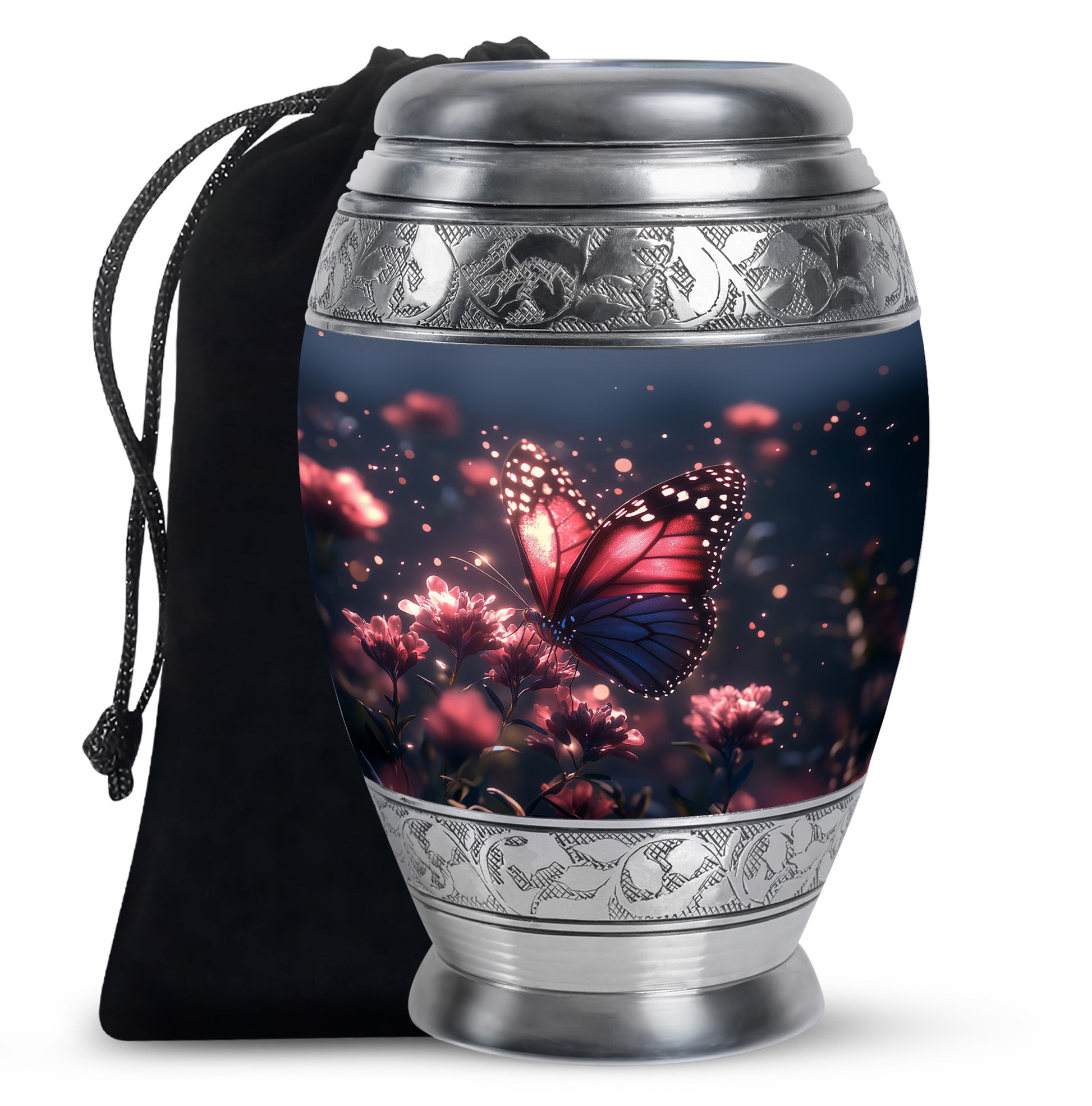 Magical Butterfly Cremation Urns - Moonlit Ashes Butterfly Urn