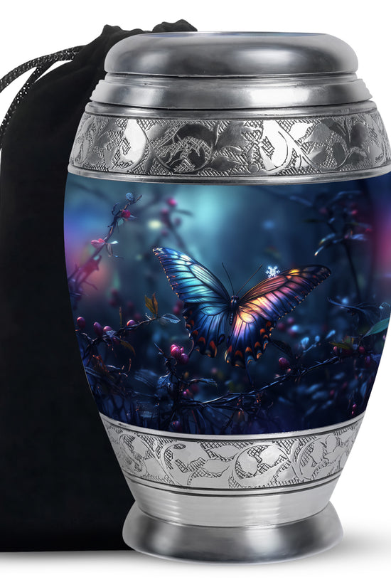 Magical Moonlit Butterfly Urn - Mesmerising Urns For Men & Women