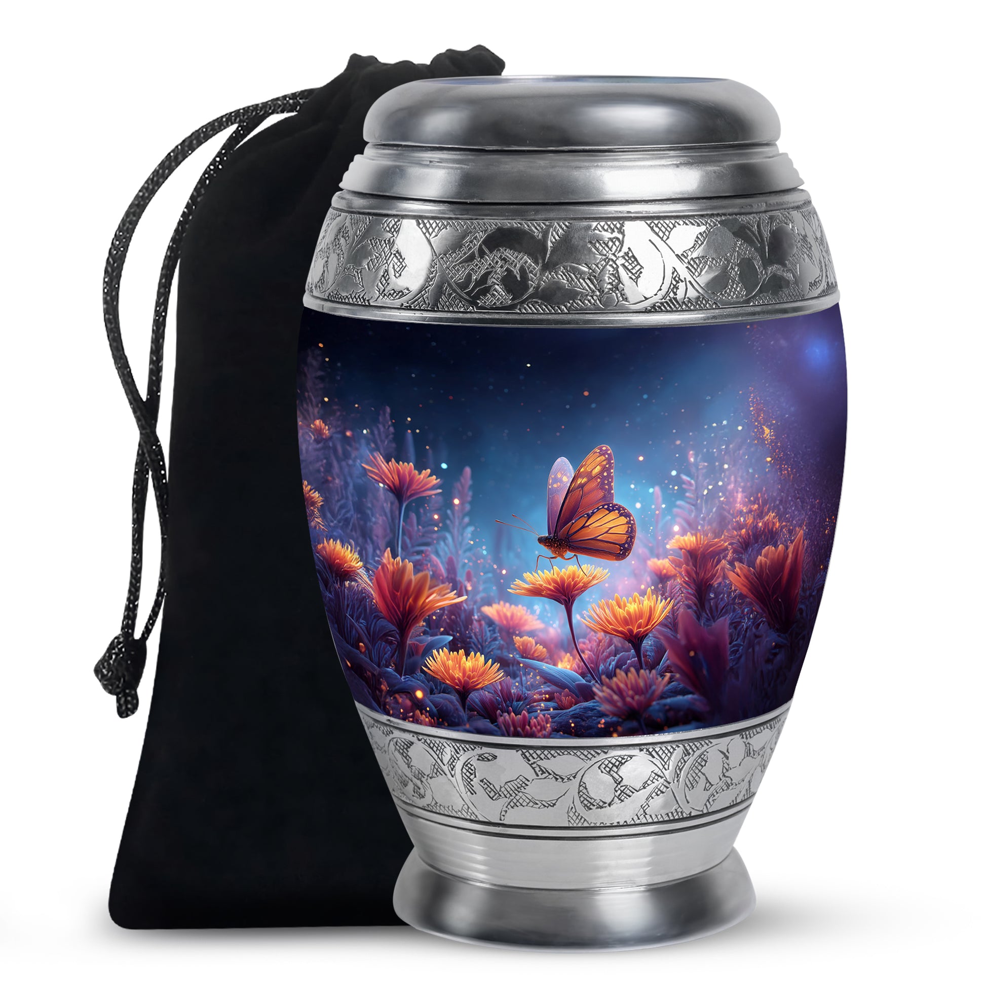 Monarch Butterfly Cremation Urn for Human Ashes For Mom or Dad