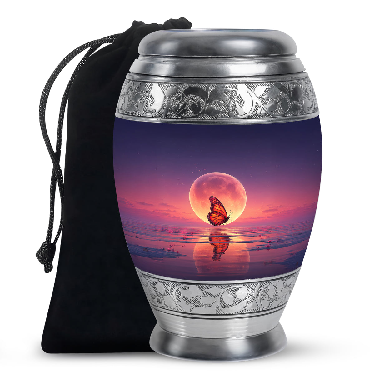 Moonlight Butterfly Urns for Human Ashes - Cremation Urn for Men & Women