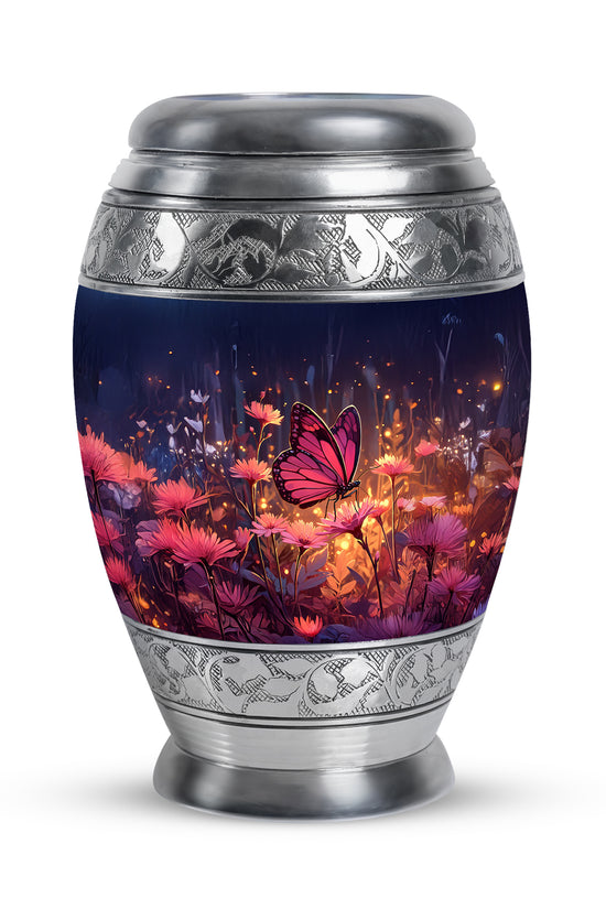 Personalized Blue Butterfly Cremation Urns for Ashes - Captivating 10-inch - Yatskia