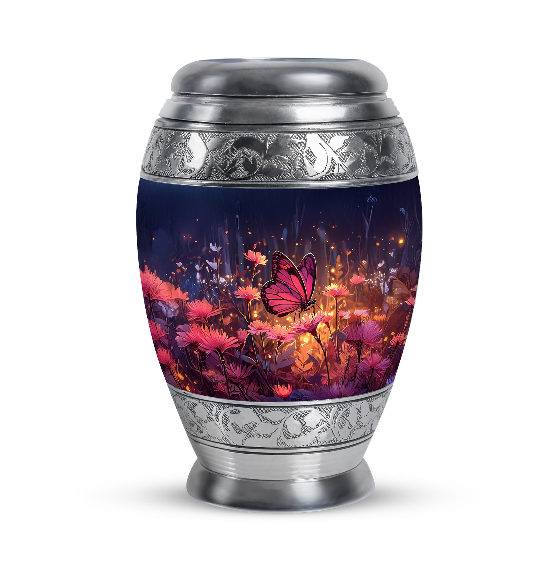 Personalized Blue Butterfly Cremation Urns for Ashes - Captivating 10-inch - Yatskia