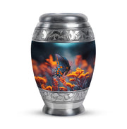 Hallowed Butterfly Cremation Urns for Human Ashes - Blue 10-inch - Karyliz