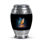 Personalized Black Butterfly Cremation Urns for Ashes - Captivating 10-inch - Karyliz