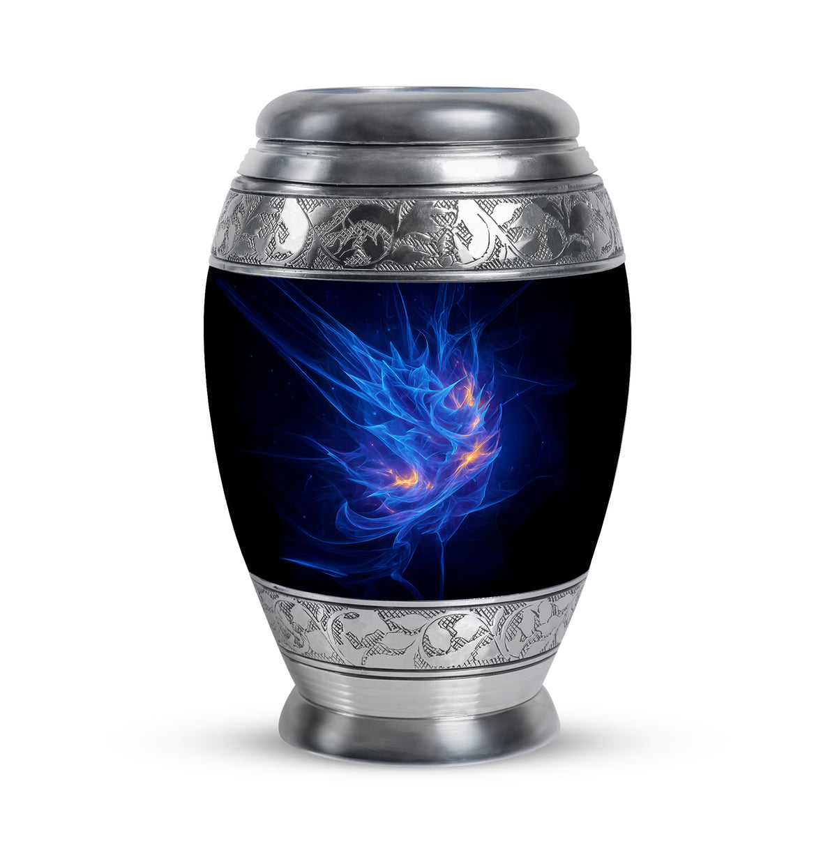 Blue Blue Cremation Urns - Glorious Journey 10-inch, 200 cu in - Karyliz