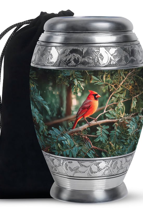 Bird Funeral Urn - Aluminium Cremation Urn For Male & Female