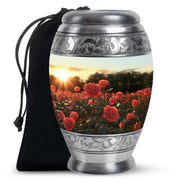 Rose Garden Funeral Urn - Decorative Memorial Urn For Women