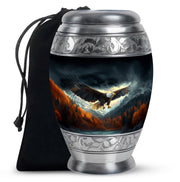 Bald Eagle Funeral Urn For Men & Women - Bird Cremation Urn