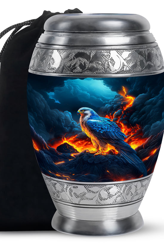 Volcano Mountain Funeral Urn - Engle Cremation Urn For Dad