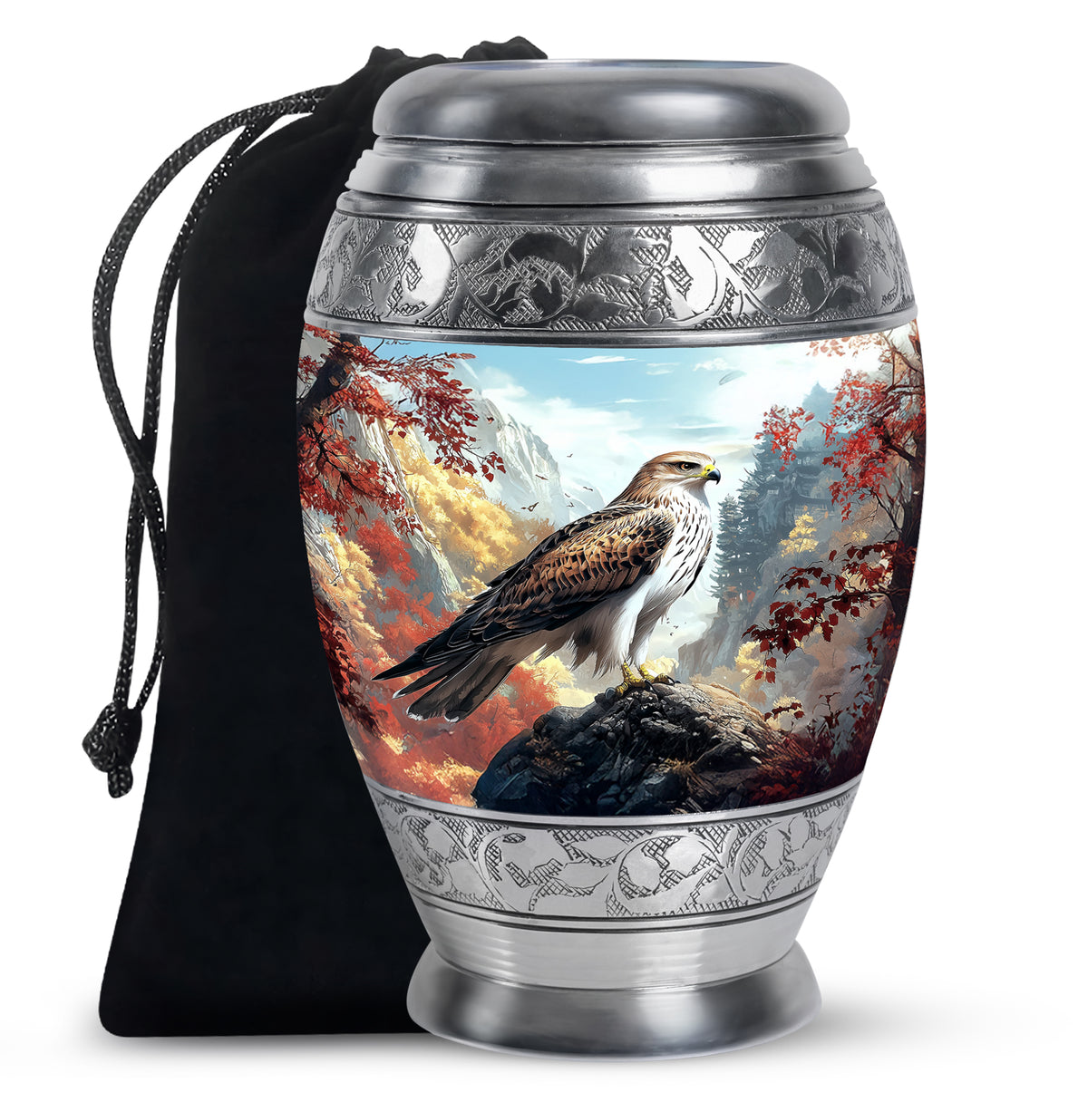 Eagle Mountain Cremation Urn - Nature Memorial Urn For Adult Ashes