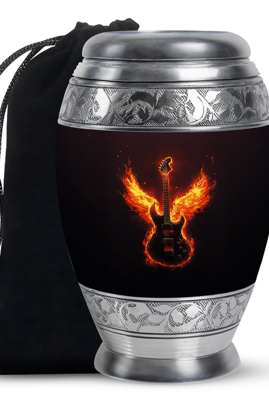 Firewings Guitar Urn - Unique Tribute Cremation Urns For Human Ashes