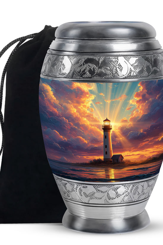 Heaven’s Lighthouse Urn - Spiritual Cremation Urn For Human Ashes