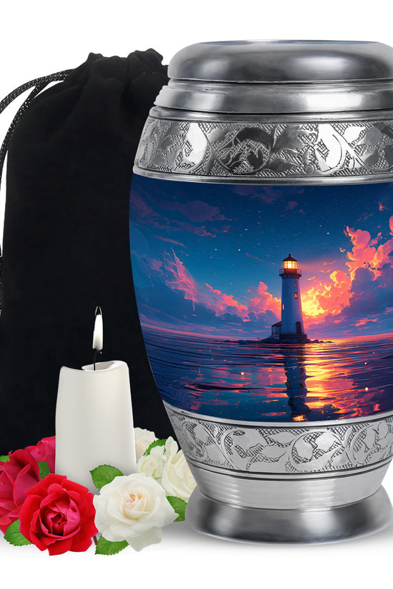 Decorative Ocean Lighthouse Urns - Divine Memorial Urn For Adults