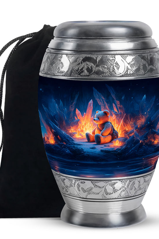 Teddy Bear Memorial Urn - Child Keepsake Cremation Urn Adult For Ashes